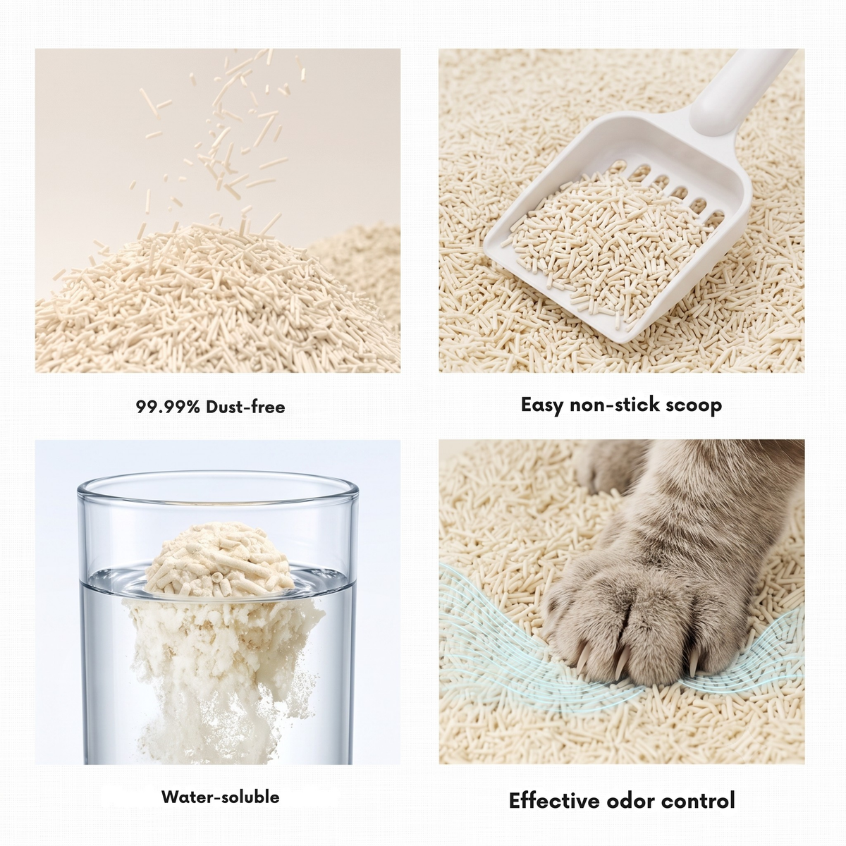 Premium Biodegradable Tofu Cat Litter - Pick Up