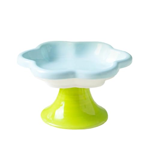 Elevated Ceramic Flower Bowl