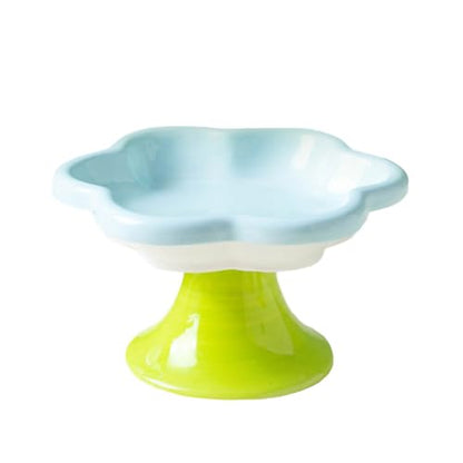 Elevated Ceramic Flower Bowl